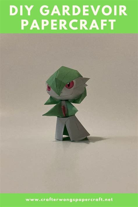 gardevoir papercraft|How To Fold A Paper Pokemon Gardevoir Easy .